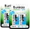 Uniross pile ricaricabili series premium - stilo AA - HR6 Ni-MH 1,2V 2500mAh - 2 blister 4 batterie