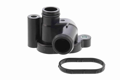 VAICO V10-7408 Kühlmittelflansch mit Dichtung mit Dichtring Kompatibel mit AUDI A6 Avant 4G5, 4GD, C7 059121506H 1079904 059121506C | V10-7408 passend für A6 A7 Q5 Touareg |