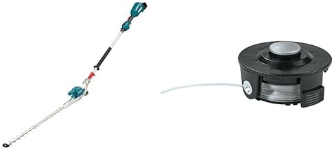 Makita DUN500WZ Akku-Heckenschneider 18V (ohne Akku, ohne Ladegerät) & 1-Fadenkopf Tap&Go 1,6mm 195858-1 Silber