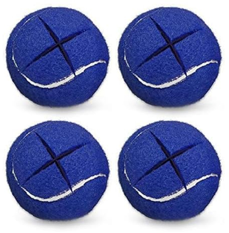 Tennisbälle für Spaziergänger, Premium-Tennisbälle für Möbelbeine und Hartbodenschutz, langlebig, einfach zu bedienen, Blau, 4 Stück