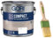 GORI 88 Premium Holzschutz Lasur 2,50 Liter, für außen + Profi Pinsel Lasur Plus 50 mm (Farblos)