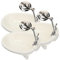 UPKOCH 3St Puppe Puppe auch Bad Spielzeug Bad zubehör badzubehör Miniatur-Puppenhausmöbel Badezimmerbadewanne Modelle Mini-Möbel für Puppenhaus Puppenmöbel Baby das Bad Plastik Weiß