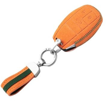 SHZZHS Schlüsselanhänger-Abdeckung, kompatibel mit Bentley Bentayga Continental Flying Spur Mulsanne Schlüsseletui Schlüsselanhänger Autozubehör (Farbe: 9)