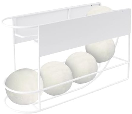 Gehilome Magnetic Dryer Ball Holder, Automatic Storage & Dispenser, Iron Wool Dryer Ball Organizer for Laundry Room Essentials