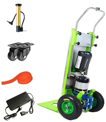 KELUNIS Carrelli Elevatori Elettrici per Scale Pesanti Carrello Elevatore per Scale con Portata Massima di 880 Libbre per Spostare Mobili,Verde