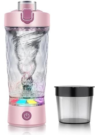 Electric Protein Shaker Bottle, USB Rechargeable Mixing Cup, Water Drink Mixer Portable Bottles for Gym Sport, BPA-Free Tritan, 22oz