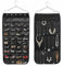 Boîte à bijoux murale pour femme avec 40 compartiments transparents et 20 crochets – Organisateur pour bijoux, accessoires et bijoux fantaisie – Porte Gioie à chambre et salle de bain