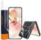 Carantee 2+2 TPU Verre Trempé pour Samsung Galaxy Z Flip 4/3 5G, 3D Full Cover protection écran+Film protecteur au dos, 0,15mm Tactile sensible sans bulles, HD anti-rayures Z Flip 4 Vitre protection