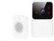 Bdit – Campanello Senza Fili con Videocitofono e Sensore di Movimento PIR | Wireless, con Telecamera HD, Notifiche in Tempo Reale, Visione Notturna – Ideale per Porte Interne o Esterne – Nero/Bianco