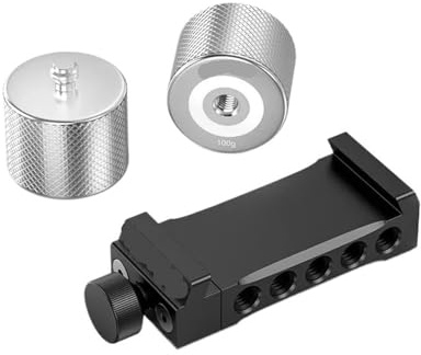 Compatibile con DJI Ronin RS4 Pro/RS4/RS3 Pro/RS3/RS2/RSC2 e Crane 2S/3S/Weebill S/Air - Kit contrappesi e morsetti for gimbal