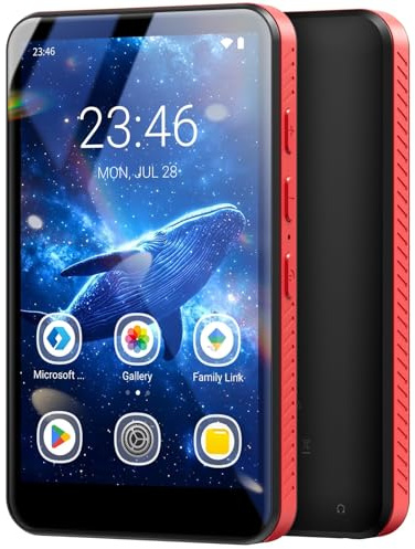 MECHEN 96GB MP3 Player Bluetooth WLAN, 4,0 Zoll Touchscreen | Android 10 MP4 Player, Elternmodus, FM Radio, Audible Kompatibel, Spotify, Amazon Music, Deezer