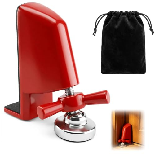 2 Pcs Portable Door Lock, Hotel Door Lock Travel Safety Door Jammer, Door Stop Alarm Security Door Stopper, Door Jammers for Inside Doors, 2-Pack Portable Door Lock for Travelling, 120 cm by 30 cm