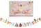 OULII Happy Birthday Bannerpapier Banner Party Girlande Girlande Fahne für Geburtstag Party Dekoration