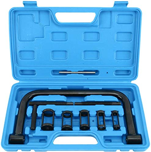 FreeTec 11pzs Compresor Muelles Valvula, 16-30mm Compresor de Válvula, Compresor de Resorte de Válvula Desmontador de Válvulas Motor Culata para Coche Moto Vehículo