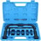 FreeTec 10PC Valve Spring Compressor Kit, Universal Valve Spring Compressor Tool with C Clamp and Pushers, Engine Valve Removal Tool Valve Compression Tool for Car Motorcycle ATV Small Engine