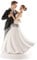 Dekora-Decoracion tartas de boda-Muñecos de Novios Baile Abrazados 20 cm, color blanco, (305068)