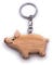 H-Customs Schwein Hell Bauernhof Tier Holz Edel Handmade Schlüsselanhänger Anhänger