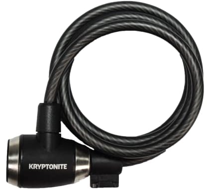 Kryptonite 004943 KryptoFlex 815 8mm Key Cable Bicycle Lock, 8mm x 152cm