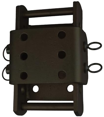 Ajustador de altura de enganche de remolque – Adaptador de remolque de placa de caída – Jeeps, camiones, 4 x 4 – Max Tow 3500 kg – 270 mm – Negro