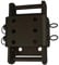 Ajustador de altura de enganche de remolque – Adaptador de remolque de placa de caída – Jeeps, camiones, 4 x 4 – Max Tow 3500 kg – 270 mm – Negro