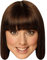 Melanie C (Fringe) Maske aus Karton