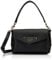 GUESS Eco Brenton Flap Shoulder Bag Black