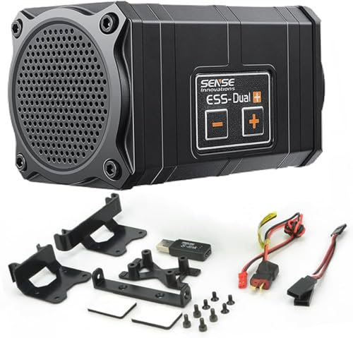 ESS Dual Engine Sound Simulator System für Axial SCX10/SCX10 II Traxxas TRX4 Axial Wraith