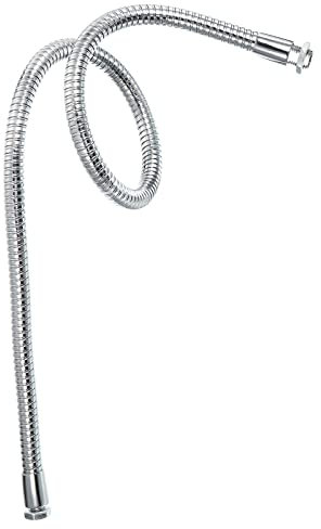 PATIKIL 19,7 Microfono Collo Cigno, M10/M8 Filettatura Metallo Universale Tubo Flessibile Flessibile Braccio Collo Cigno Tubo Estensione per Multifunzione Fai da Te, Argento Tono