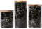 XXZY Marble Ceramic Storage Canister Round Storage Jar With Wooden Lid Storage Container Biscuits Tea Kitchen Storage Tank