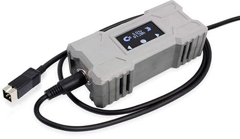 RetroPower PSU C128 OLED Digital International - Ersatz-Netzteil für Commodore 128, OLED-Display, Touch-Sensor, EU/UK/AU-Stecker