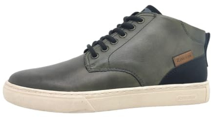 Rieker Herrenschuhe Stiefel Schnürer Schnürstiefel Grün Freizeit, Schuhgröße:45 EU