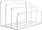 Transparenter Acryl-Aktenhalter, 3 Abschnitte, Vertikaler Schreibtisch-Organizer, 17,5 X 10,1 X 10,3 Cm Transparenter Acryl-Aktenhalter, Verdicken Acryl Akten Organizer Büro-Aktenordner Ständer