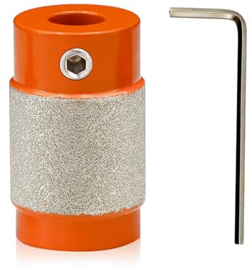 BGTEC Broca de diamante para vidrieras Herramientas de cabeza 19mm Brocas de latón para vidrieras, Fresa de diamante Herramientas de cabeza, Herramientas y suministros para vidrieras para vidrieras