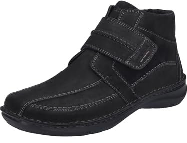 Josef Seibel Herren Klassische Stiefeletten New Anvers 95,Weite K (Extra weit),Wechselfußbett,Winterstiefeletten,warm,schwarz / PL10-100,39 EU