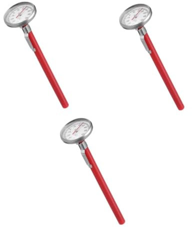 Mikinona 3 Pièces thermomètre de climatisation thermometre voiture thermomètres pour auto pour climatiseur pour voiture de climatiseur de rouge