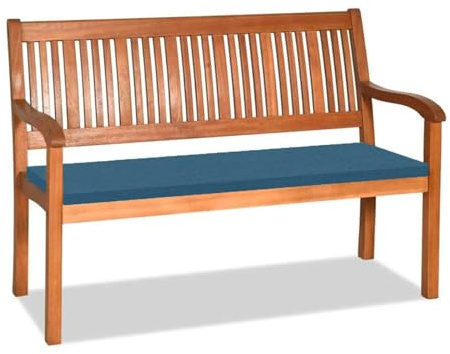 Orumrud 3CM Dicke Bankauflage Bankkissen mit Abnehmbarem Bezug,160x40x3cm rutschfeste Sitzkissen Sitzauflage Bank Sitzpolster Bankpolster Waschbare Stuhlkissen Gartenbank,Marineblau