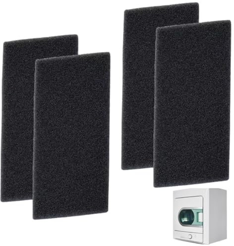 Filtro Asciugatrice, 4 Pezzi Filtro in Spugna per asciugatrici, Adatto per Bauknecht Whirlpool HX 481010354757 Filtro Asciugatrice Spugna Filtro, 225x107x8mm, Unità Filtro di Ricambio Asciugatrice