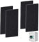 Filtro Asciugatrice, 4 Pezzi Filtro in Spugna per asciugatrici, Adatto per Bauknecht Whirlpool HX 481010354757 Filtro Asciugatrice Spugna Filtro, 225x107x8mm, Unità Filtro di Ricambio Asciugatrice