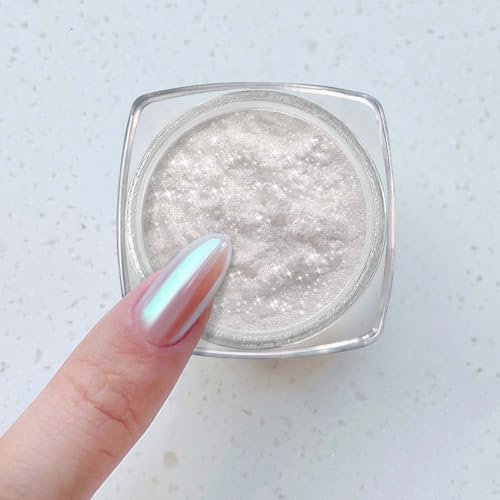 Unicorn Chrome Nail Powder - 2025 Einhorn Chrom Nagel Pulver Mermaid Aurora Nail Powder (Pink)