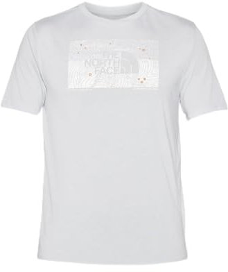 THE NORTH FACE NF0A8BQVA0M M Foundation Abstract Graphic Tee T-Shirt Homme High Rise Grey Taille L
