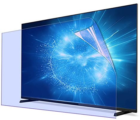 TWALOTPEX Blaulichtdrosselnder Bildschirmschutz 60 Zoll, Filter blockiert blaues Licht, Blendung und Kratzer, Film for LCD, LED, 4K OLED und QLED HDTV