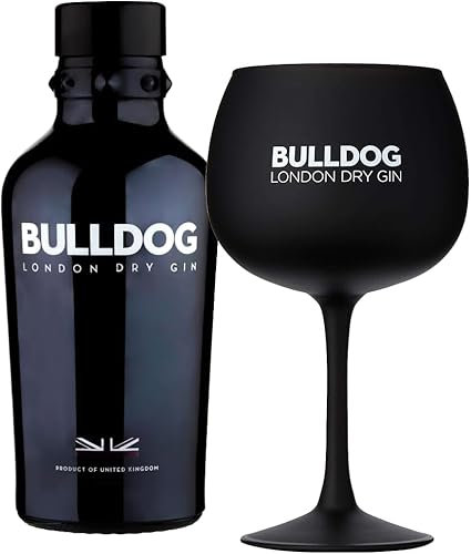 GIN BULLDOG CL.70 CON BICCHIERE NERO