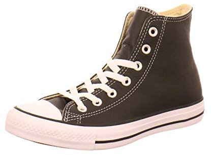 Converse ALL Star Scarpa Sneaker Alta Hi Nera Black Pelle LTR 132170C Nero 37.5 EU