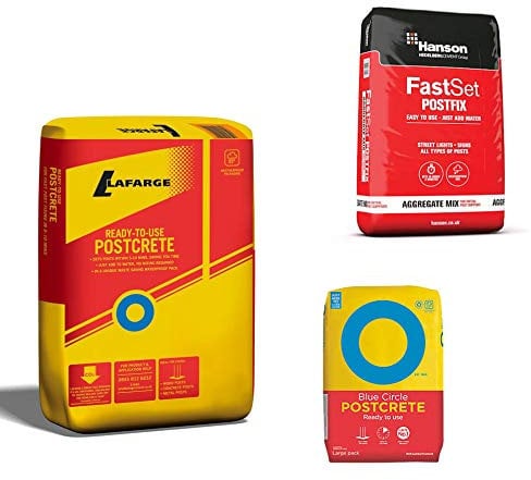 10 x 20kg Bags New Concrete Fence Gate Post Crete Post Mix Lafarge/Hanson/Blue Circle Cement Postcrete