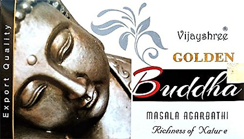 YesMandala Räucherstäbchen Vijay Shree, Golden Buddha, 12 x 15 g