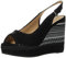 Geox yulimar sandalo donna zeppa 11cm memory d92cff - 39 - black