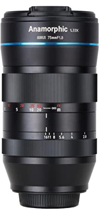 SIRUI 75mm S35 Objectif Anamorphique F1.8 1.33X, Objectif Ciné S35 (Monture L)