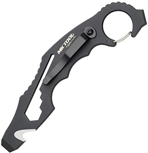Fox Knives Unisex – Erwachsene MK Rescue Tool Fixed Multitools, Schwarz, 15,5 cm