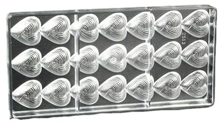 Stampo per cioccolatini a forma di cuore di San Valentino in policarbonato, stampi per dolci 3D