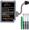 Pickle Power Batteria 2000mAh di Ricambio Compatibile con Nintendo Wii U Gamepad WUP-010 WUP-012 WUP-002